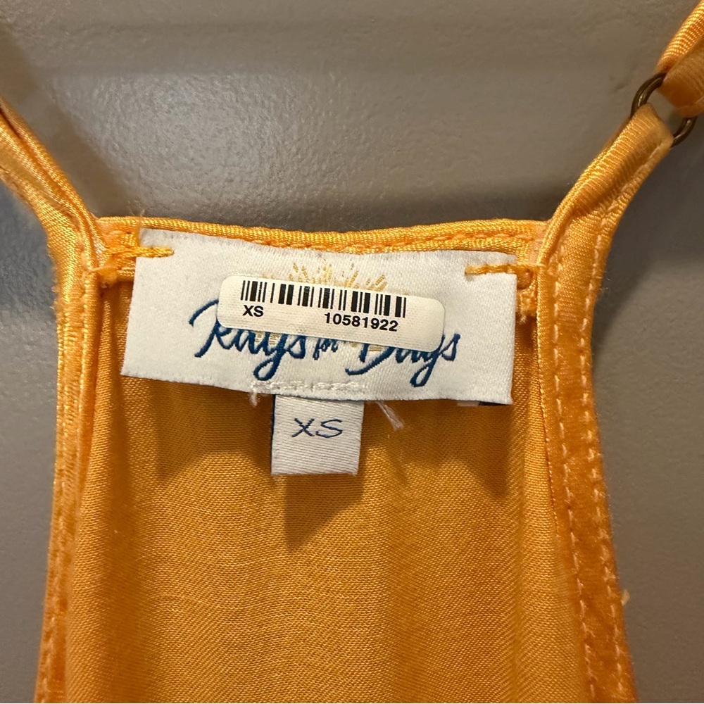 Rays for Days Avery Romper Yellow Satin Size XS - Picture 6 of 6